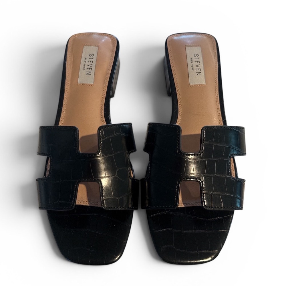 Steven New York Slide Sandals Size 8 - Picture 2 of 4